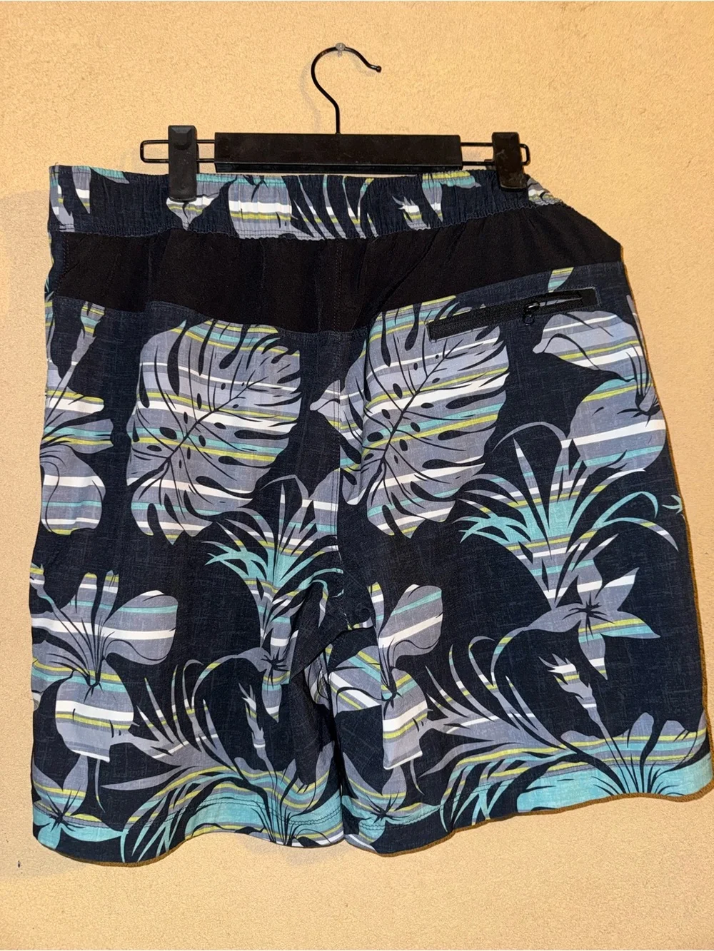 Speedo Navy Floral Hybrid Swim Shorts
